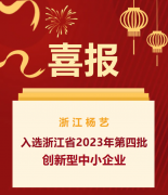 喜报|浙江壹号娱乐入选浙江省2023年第四批创新型中幼企业名单